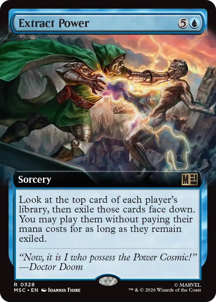 Image for Extract Power (Extended Art) (328) (Foil) (Commander: Marvel Super Heroes) (MSC) - Magic: The Gathering