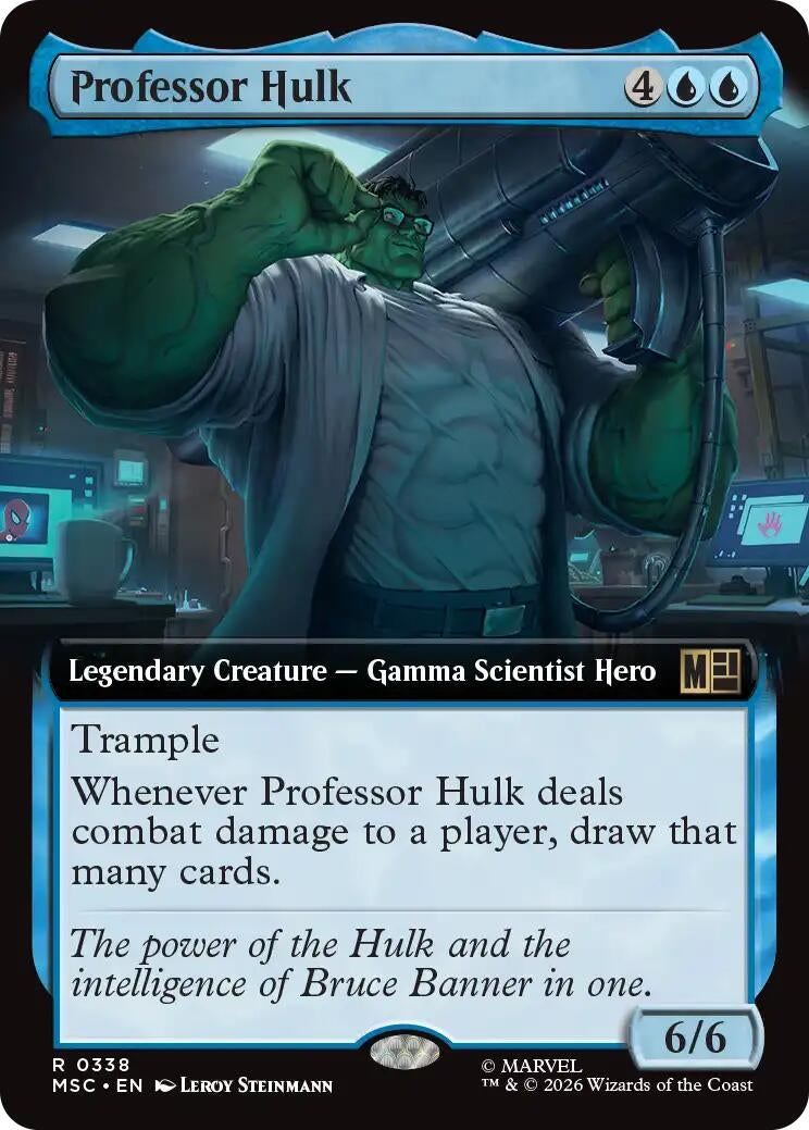 Image for Professor Hulk (Extended Art) (338) (Foil) (Commander: Marvel Super Heroes) (MSC) - Magic: The Gathering