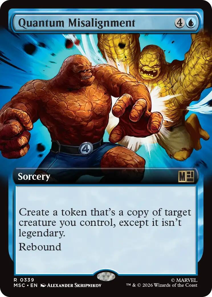 Image for Quantum Misalignment (Extended Art) (339) (Foil) (Commander: Marvel Super Heroes) (MSC) - Magic: The Gathering