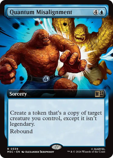 Image for Quantum Misalignment (Extended Art) (339) (Foil) (Commander: Marvel Super Heroes) (MSC) - Magic: The Gathering