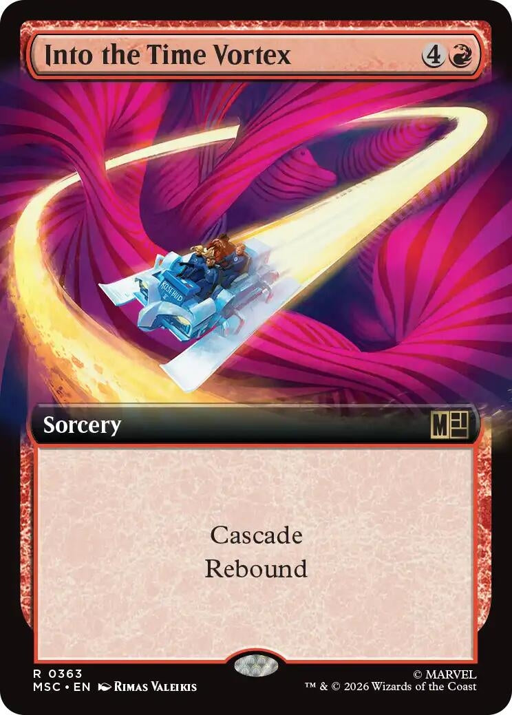 Image for Into the Time Vortex (Extended Art) (363) (Foil) (Commander: Marvel Super Heroes) (MSC) - Magic: The Gathering