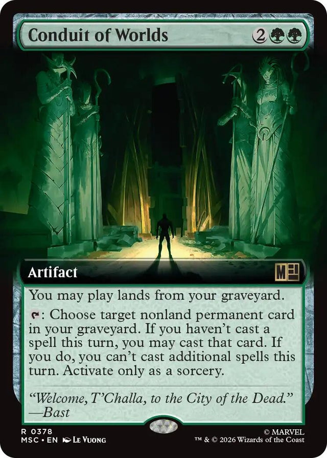 Image for Conduit of Worlds (Extended Art) (378) (Commander: Marvel Super Heroes) (MSC) - Magic: The Gathering