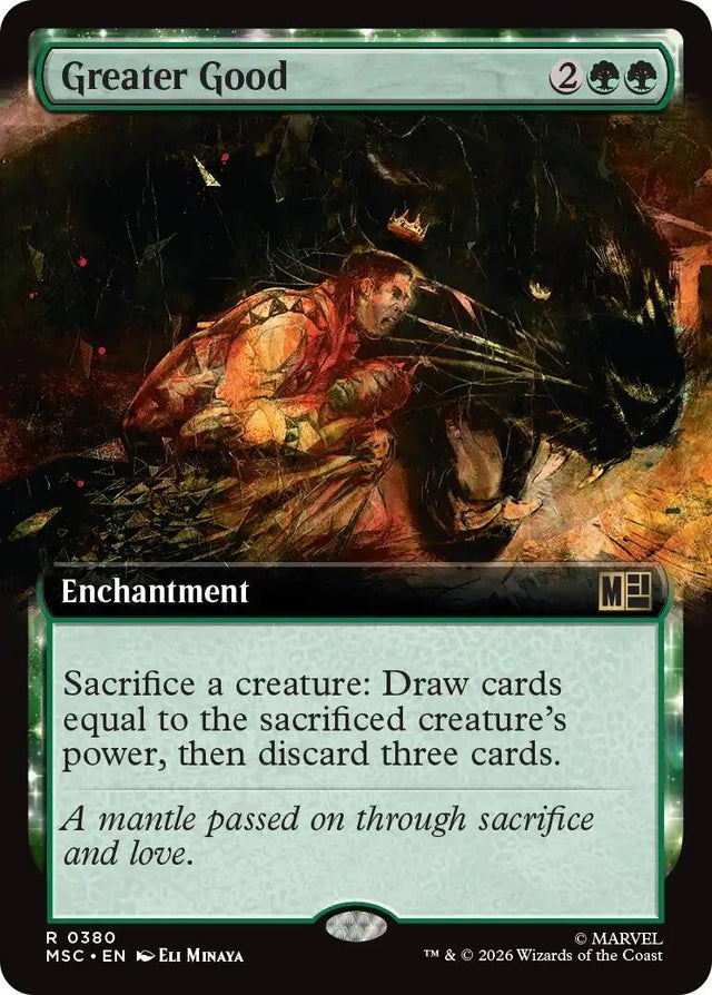 Image for Greater Good (Extended Art) (380) (Foil) (Commander: Marvel Super Heroes) (MSC) - Magic: The Gathering