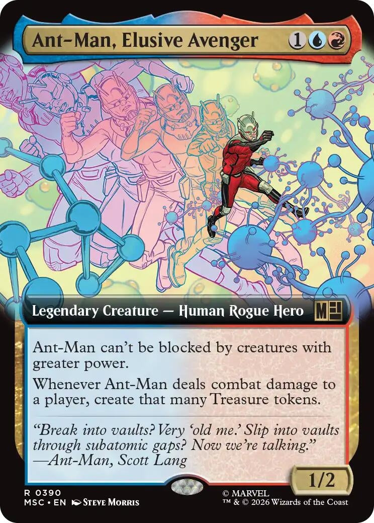 Image for Ant-Man, Elusive Avenger (Extended Art) (390) (Commander: Marvel Super Heroes) (MSC) - Magic: The Gathering