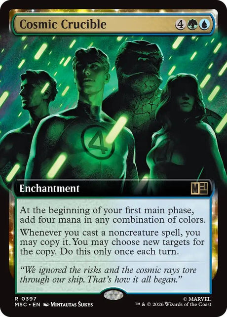 Image for Cosmic Crucible (Extended Art) (397) (Foil) (Commander: Marvel Super Heroes) (MSC) - Magic: The Gathering