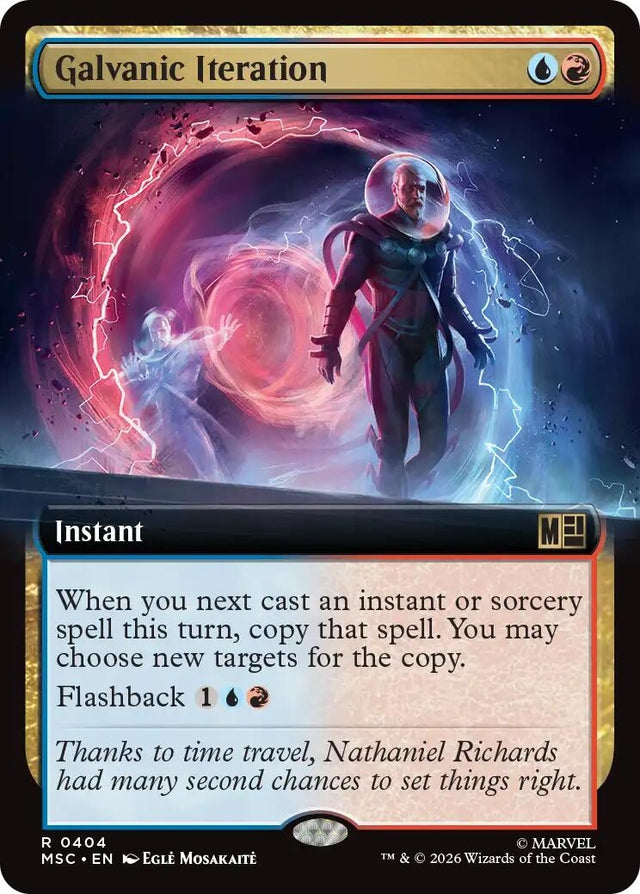 Image for Galvanic Iteration (Extended Art) (404) (Foil) (Commander: Marvel Super Heroes) (MSC) - Magic: The Gathering