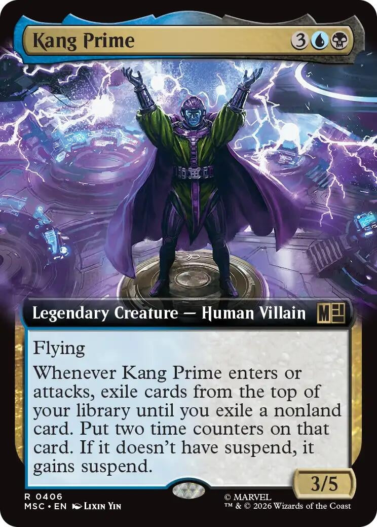 Image for Kang Prime (Extended Art) (406) (Foil) (Commander: Marvel Super Heroes) (MSC) - Magic: The Gathering