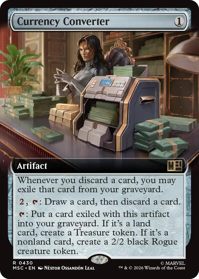 Image for Currency Converter (Extended Art) (430) (Commander: Marvel Super Heroes) (MSC) - Magic: The Gathering