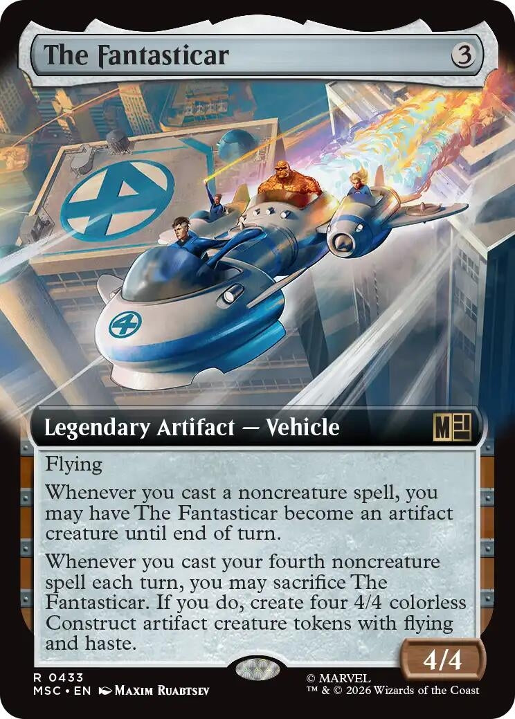 Image for The Fantasticar (Extended Art) (433) (Foil) (Commander: Marvel Super Heroes) (MSC) - Magic: The Gathering