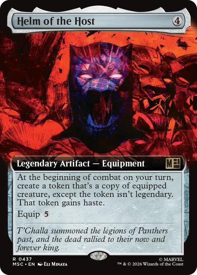 Image for Helm of the Host (Extended Art) (437) (Commander: Marvel Super Heroes) (MSC) - Magic: The Gathering