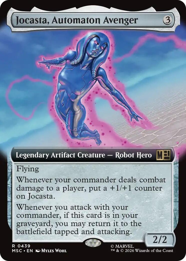 Image for Jocasta, Automaton Avenger (Extended Art) (439) (Foil) (Commander: Marvel Super Heroes) (MSC) - Magic: The Gathering