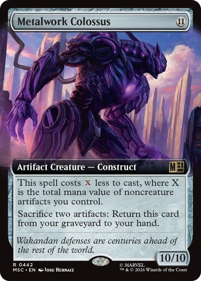 Image for Metalwork Colossus (Extended Art) (442) (Commander: Marvel Super Heroes) (MSC) - Magic: The Gathering