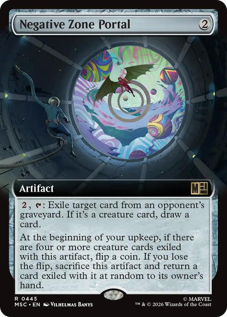 Image for Negative Zone Portal (Extended Art) (445) (Commander: Marvel Super Heroes) (MSC) - Magic: The Gathering