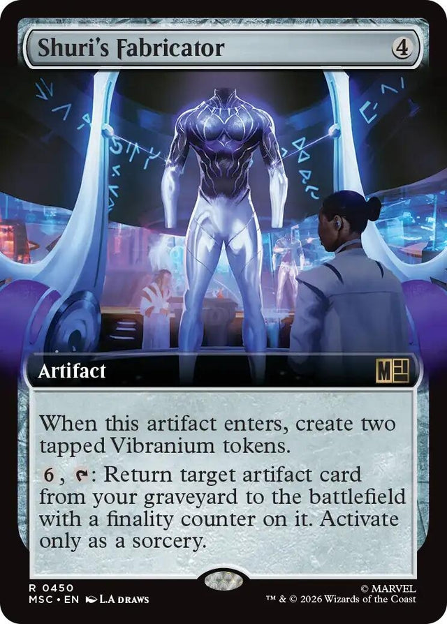 Image for Shuri's Fabricator (Extended Art) (450) (Commander: Marvel Super Heroes) (MSC) - Magic: The Gathering