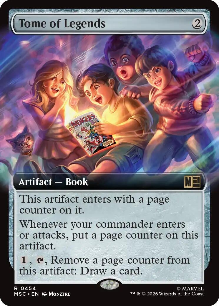 Image for Tome of Legends (Extended Art) (454) (Commander: Marvel Super Heroes) (MSC) - Magic: The Gathering