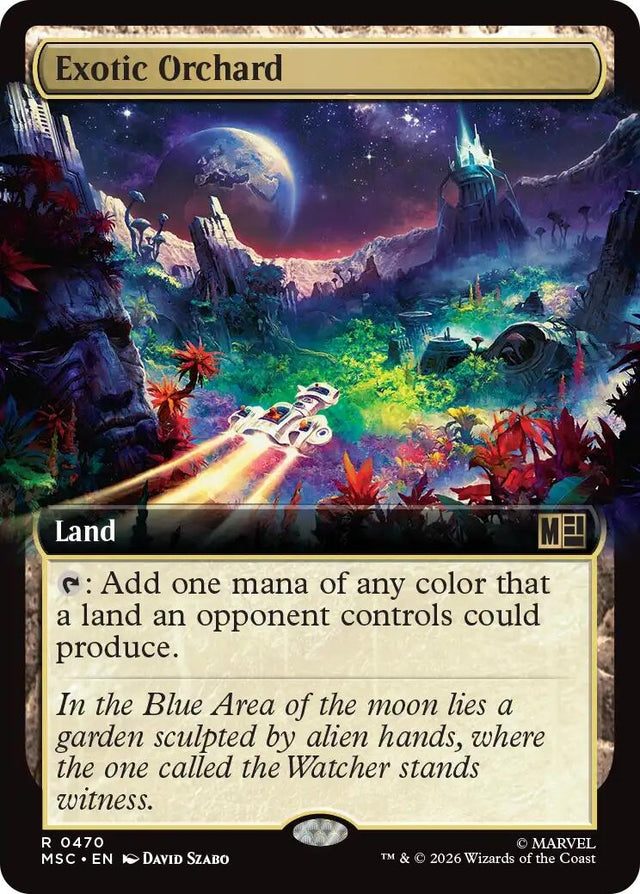 Image for Exotic Orchard (Extended Art) (470) (Commander: Marvel Super Heroes) (MSC) - Magic: The Gathering
