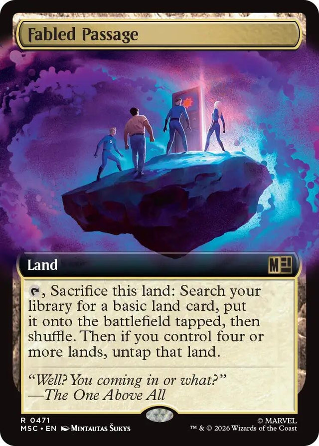 Image for Fabled Passage (Extended Art) (471) (Commander: Marvel Super Heroes) (MSC) - Magic: The Gathering