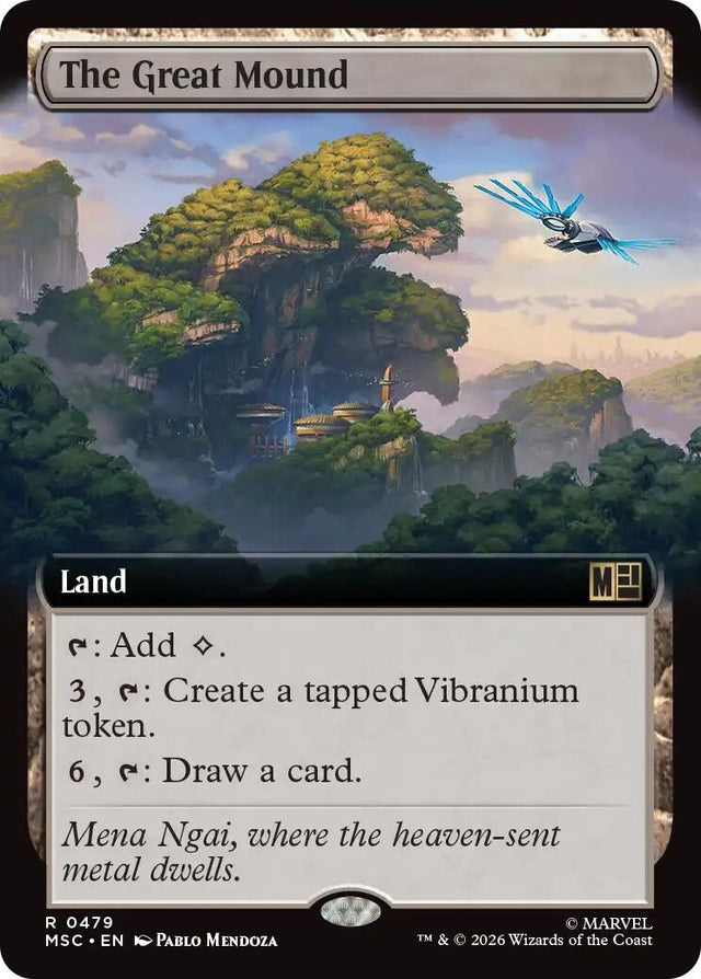 Image for The Great Mound (Extended Art) (479) (Foil) (Commander: Marvel Super Heroes) (MSC) - Magic: The Gathering