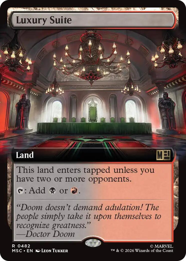 Image for Luxury Suite (Extended Art) (482) (Commander: Marvel Super Heroes) (MSC) - Magic: The Gathering