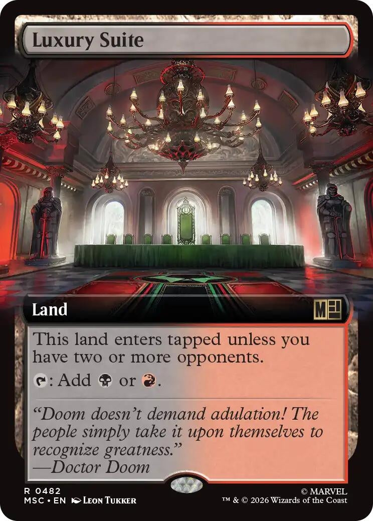 Image for Luxury Suite (Extended Art) (482) (Foil) (Commander: Marvel Super Heroes) (MSC) - Magic: The Gathering