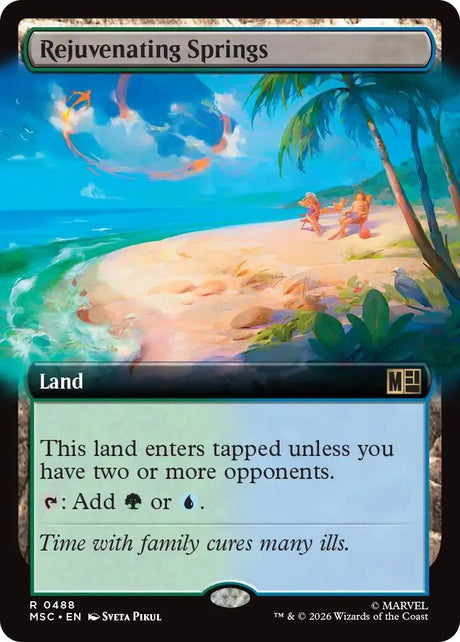 Image for Rejuvenating Springs (Extended Art) (488) (Foil) (Commander: Marvel Super Heroes) (MSC) - Magic: The Gathering