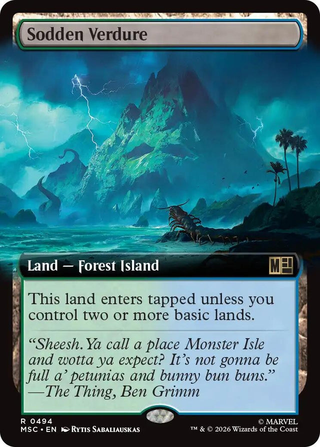 Image for Sodden Verdure (Extended Art) (494) (Commander: Marvel Super Heroes) (MSC) - Magic: The Gathering