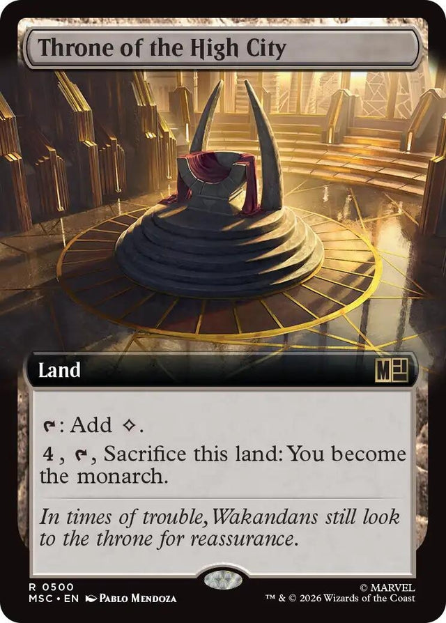 Image for Throne of the High City (Extended Art) (500) (Commander: Marvel Super Heroes) (MSC) - Magic: The Gathering