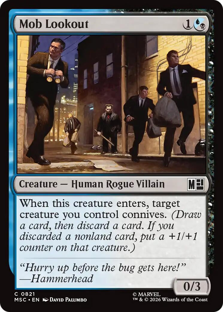 Image for Mob Lookout (821) (Commander: Marvel Super Heroes) (MSC) - Magic: The Gathering