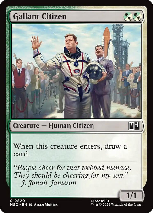 Image for Gallant Citizen (820) (Foil) (Commander: Marvel Super Heroes) (MSC) - Magic: The Gathering