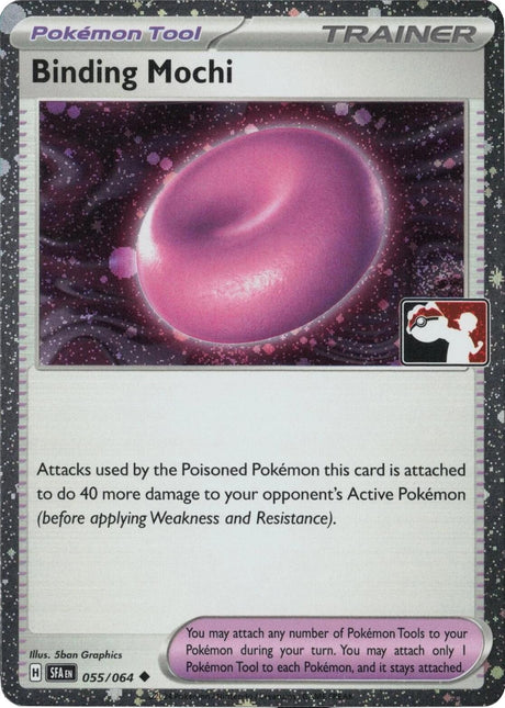 Image for Binding Mochi - 055/064 (Cosmos Holo) (055/064) (Holofoil) (Prize Pack Series Cards) - Pokemon