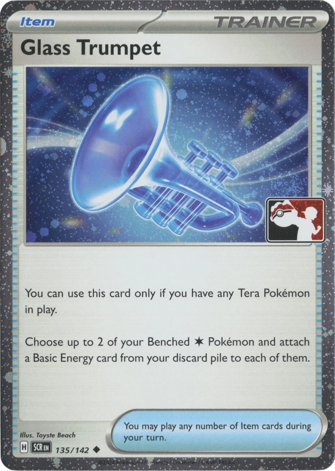 Image for Glass Trumpet - 135/142 (Cosmos Holo) (135/142) (Holofoil) (Prize Pack Series Cards) - Pokemon