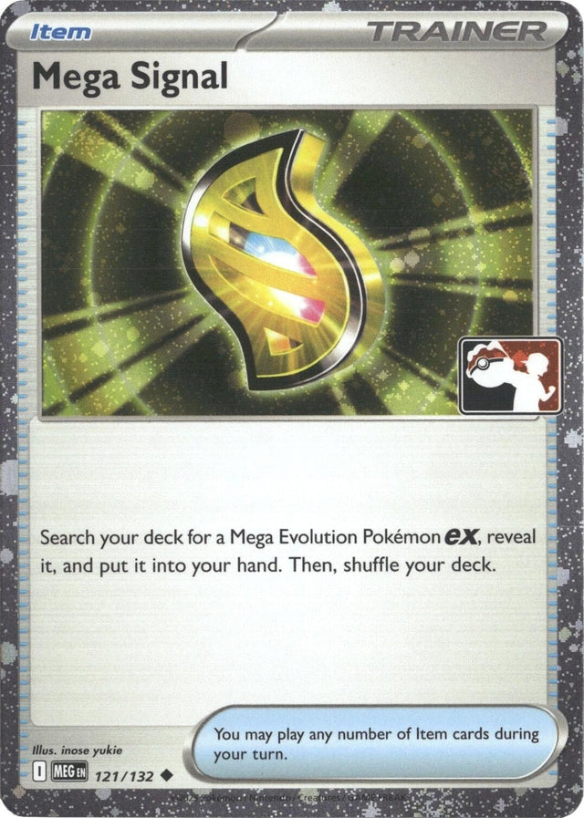 Image for Mega Signal - 121/132 (Cosmos Holo) (121/132) (Holofoil) (Prize Pack Series Cards) - Pokemon