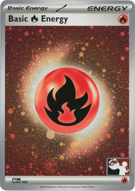 Image for Basic Fire Energy - MEE 002 (Cosmos Holo) (002) (Holofoil) (Prize Pack Series Cards) - Pokemon