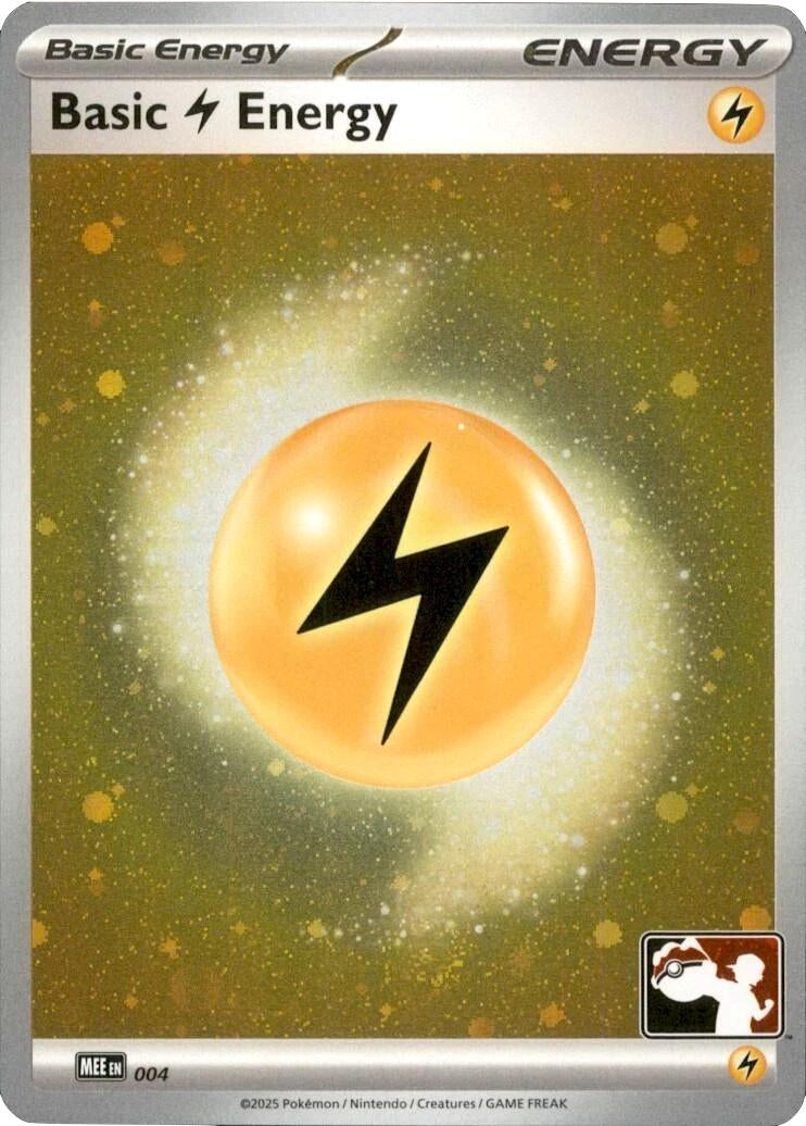 Image for Basic Lightning Energy - MEE 004 (Cosmos Holo) (004) (Holofoil) (Prize Pack Series Cards) - Pokemon