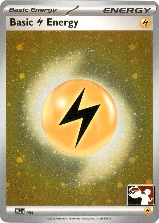 Image for Basic Lightning Energy - MEE 004 (Cosmos Holo) (004) (Holofoil) (Prize Pack Series Cards) - Pokemon