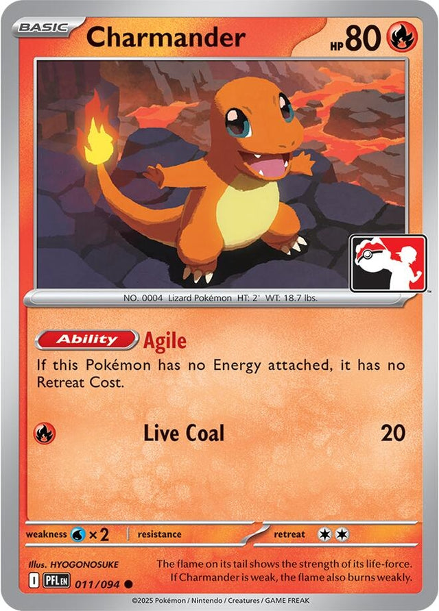 Image for Charmander (011/094) (Prize Pack Series Cards) - Pokemon