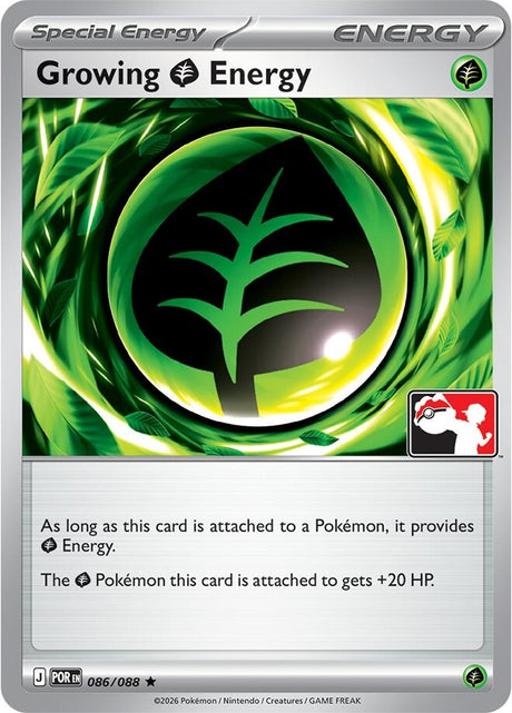 Image for Growing Grass Energy (086/088) (Prize Pack Series Cards) - Pokemon