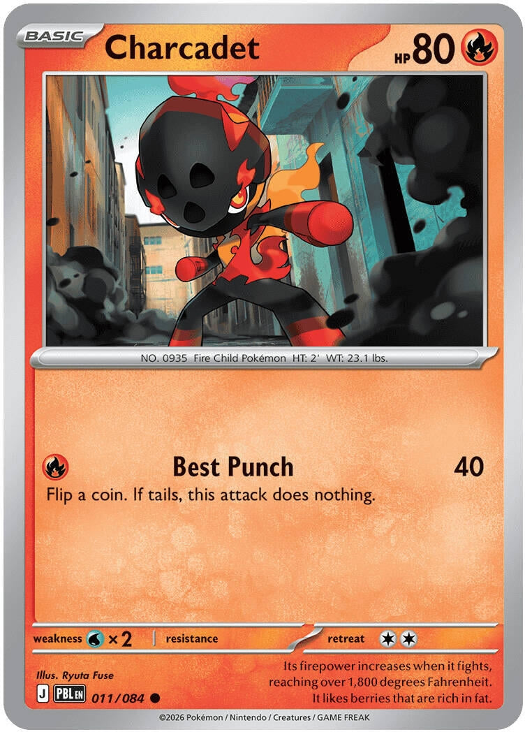 Image for Charcadet (011/084) (Reverse Holofoil) (ME05: Pitch Black) (ME05) - Pokemon