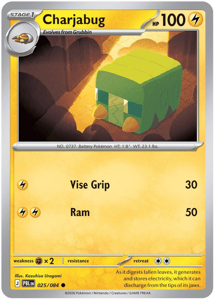 Image for Charjabug (025/084) (Reverse Holofoil) (ME05: Pitch Black) (ME05) - Pokemon