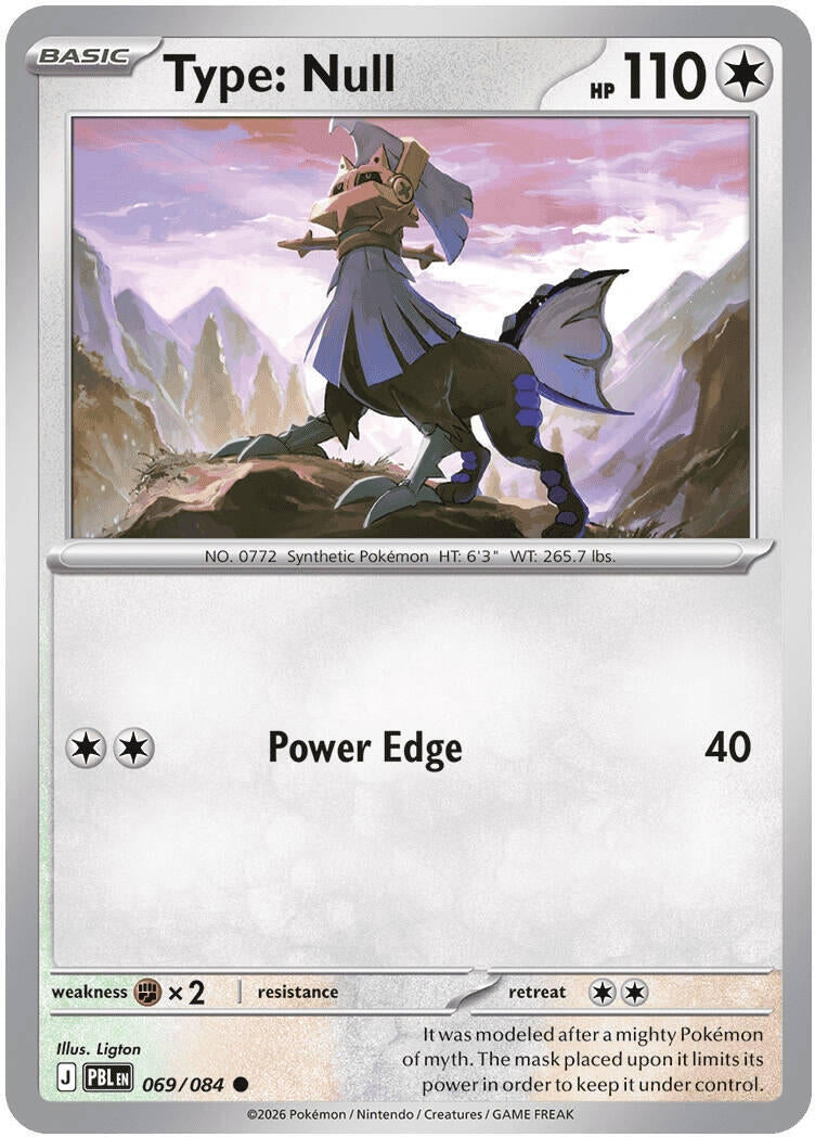 Image for Type: Null (069/084) (Reverse Holofoil) (ME05: Pitch Black) (ME05) - Pokemon