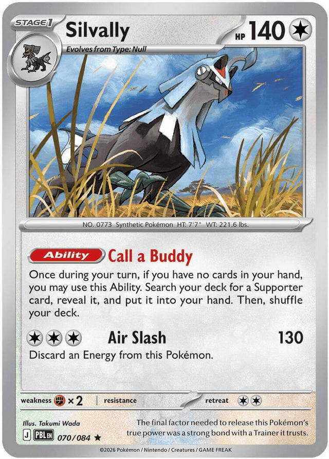 Image for Silvally (070/084) (Holofoil) (ME05: Pitch Black) (ME05) - Pokemon