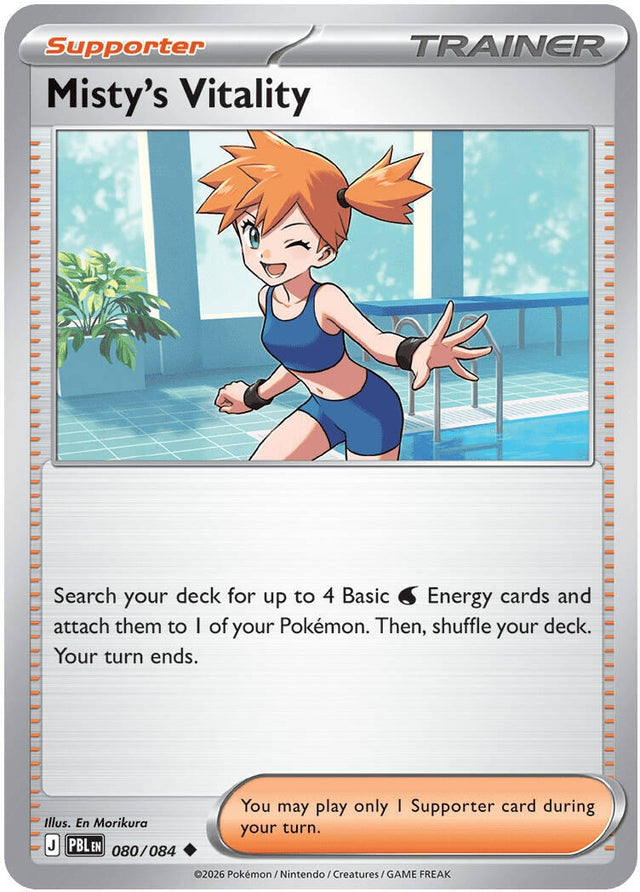 Image for Misty's Vitality (080/084) (Reverse Holofoil) (ME05: Pitch Black) (ME05) - Pokemon