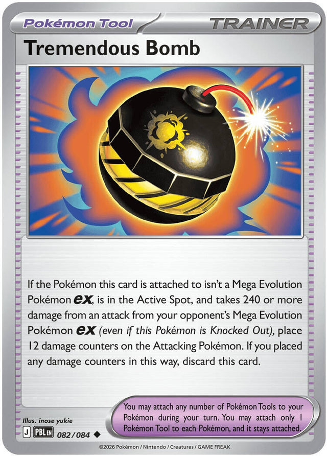 Image for Tremendous Bomb (082/084) (ME05: Pitch Black) (ME05) - Pokemon