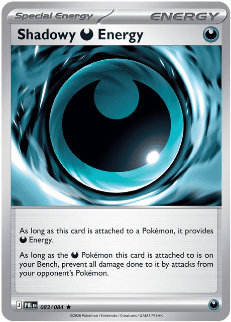 Image for Shadowy Darkness Energy (083/084) (Reverse Holofoil) (ME05: Pitch Black) (ME05) - Pokemon