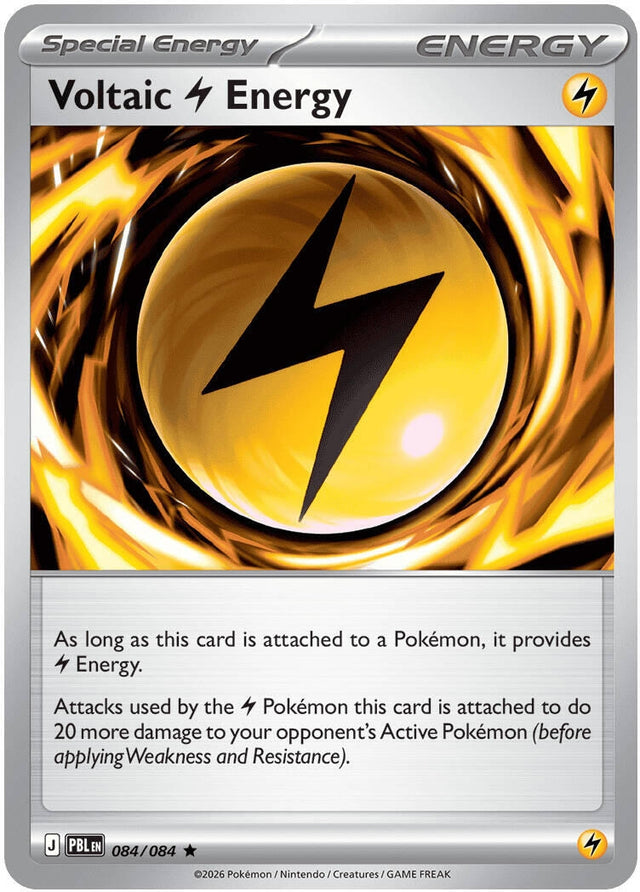 Image for Voltaic Lightning Energy (084/084) (Holofoil) (ME05: Pitch Black) (ME05) - Pokemon