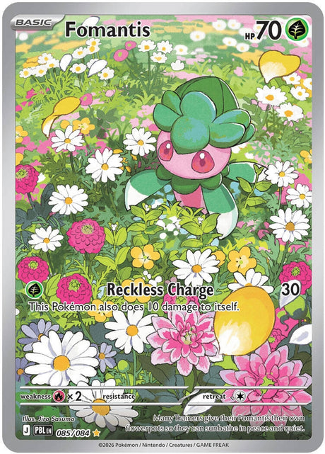 Image for Fomantis (085/084) (Holofoil) (ME05: Pitch Black) (ME05) - Pokemon