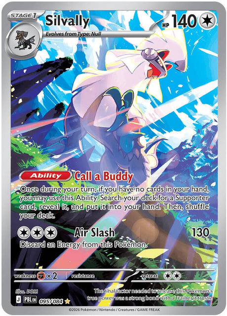 Image for Silvally (095/084) (Holofoil) (ME05: Pitch Black) (ME05) - Pokemon