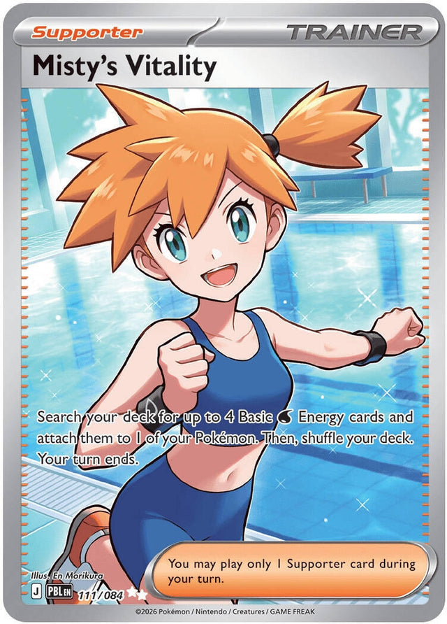 Image for Misty's Vitality (111/084) (Holofoil) (ME05: Pitch Black) (ME05) - Pokemon