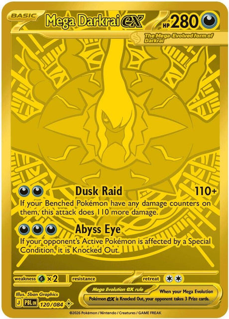 Image for Mega Darkrai ex (120/084) (Holofoil) (ME05: Pitch Black) (ME05) - Pokemon