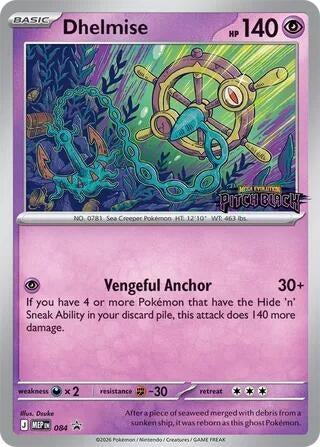 Image for Dhelmise - 084 (084) (Holofoil) (ME: Mega Evolution Promo) (MEP) - Pokemon